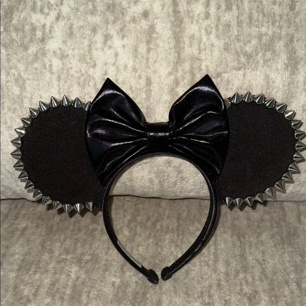Black Spiked disney inspired Headband